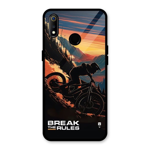 Break The Rules Glass Back Case for Realme 3