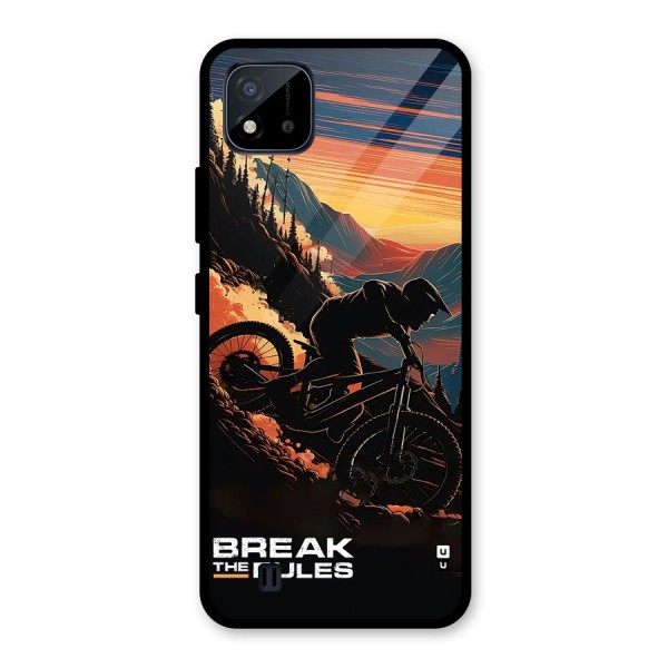 Break The Rules Glass Back Case for Realme C11 2021