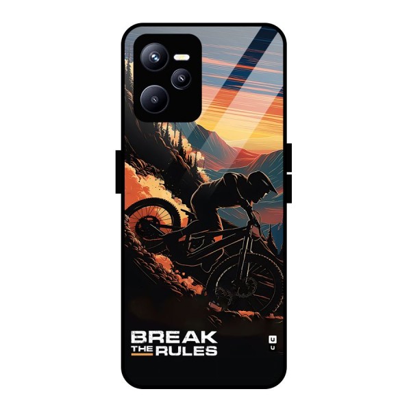 Break The Rules Glass Back Case for Realme C35