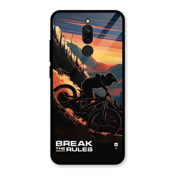 Break The Rules Glass Back Case for Redmi 8