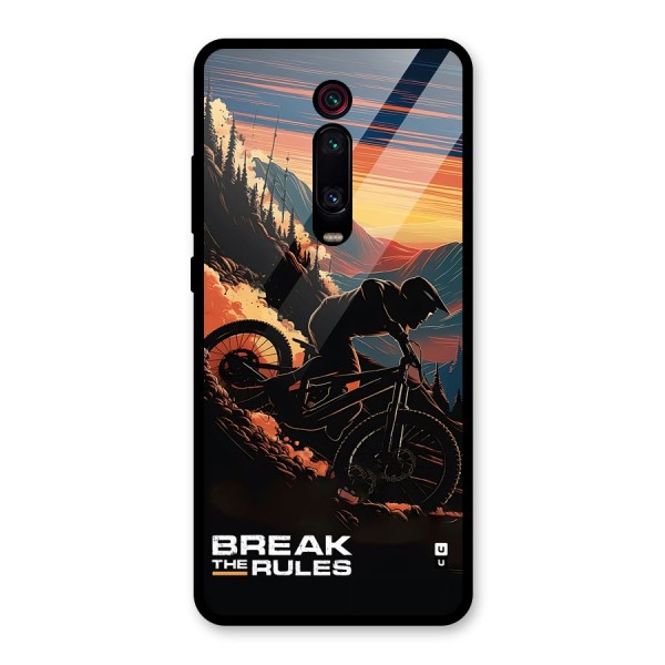 Break The Rules Glass Back Case for Redmi K20 Pro