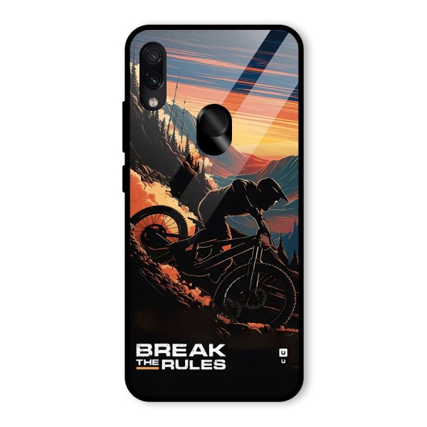 Break The Rules Glass Back Case for Redmi Note 7