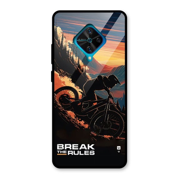 Break The Rules Glass Back Case for Vivo S1 Pro