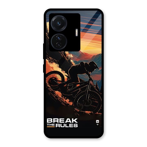 Break The Rules Glass Back Case for Vivo T1 Pro