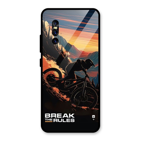 Break The Rules Glass Back Case for Vivo V15 Pro