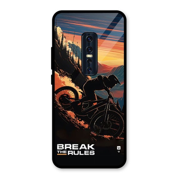 Break The Rules Glass Back Case for Vivo V17 Pro