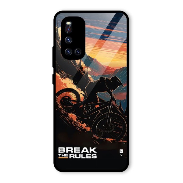 Break The Rules Glass Back Case for Vivo V19