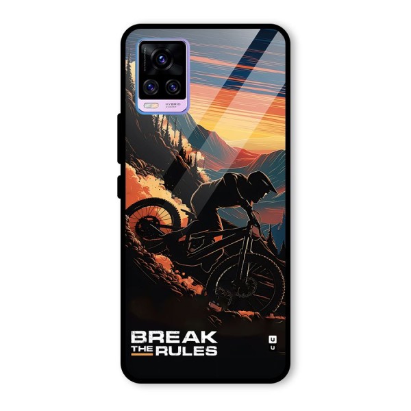 Break The Rules Glass Back Case for Vivo V20 Pro