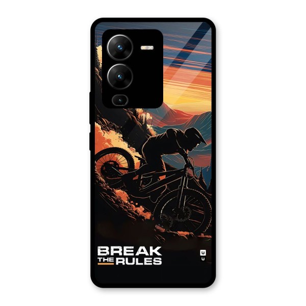 Break The Rules Glass Back Case for Vivo V25 Pro