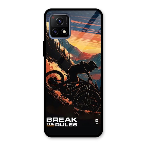 Break The Rules Glass Back Case for Vivo Y72 5G