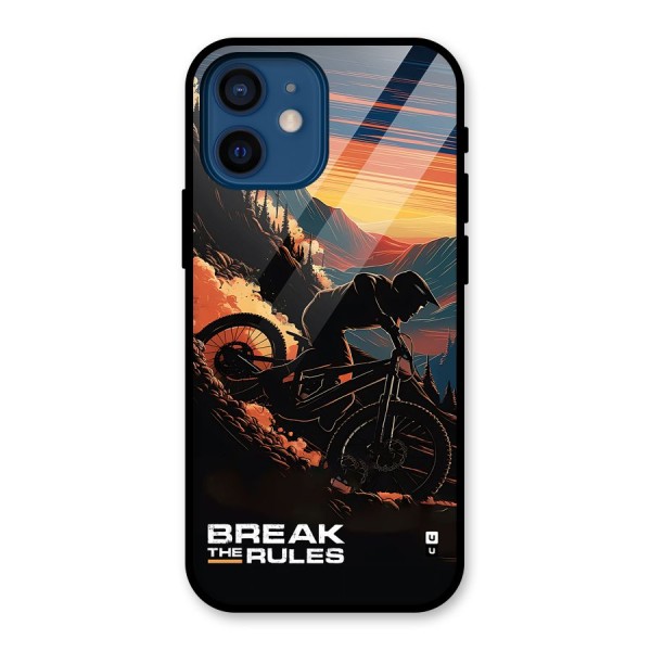 Break The Rules Glass Back Case for iPhone 12 Mini