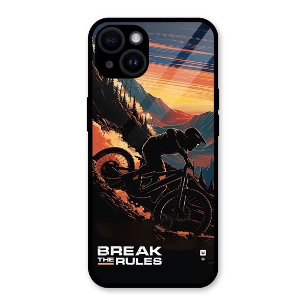 Break The Rules Glass Back Case for iPhone 14