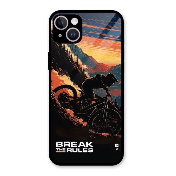 Break The Rules Glass Back Case for iPhone 14 Plus