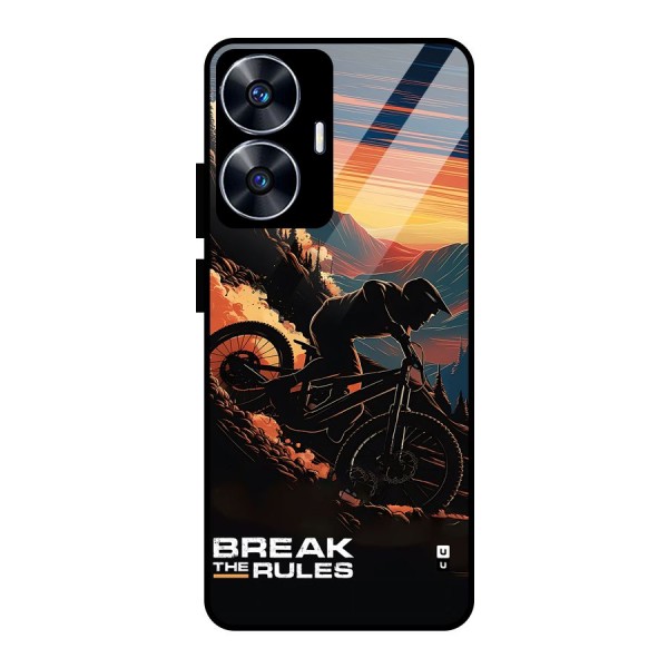 Break The Rules Glass Back Case for realme C55