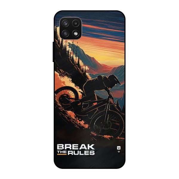 Break The Rules Metal Back Case for Galaxy A22 5G