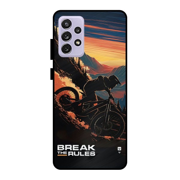 Break The Rules Metal Back Case for Galaxy A72