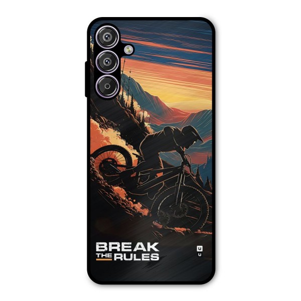 Break The Rules Metal Back Case for Galaxy F15