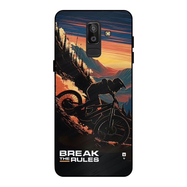 Break The Rules Metal Back Case for Galaxy J8