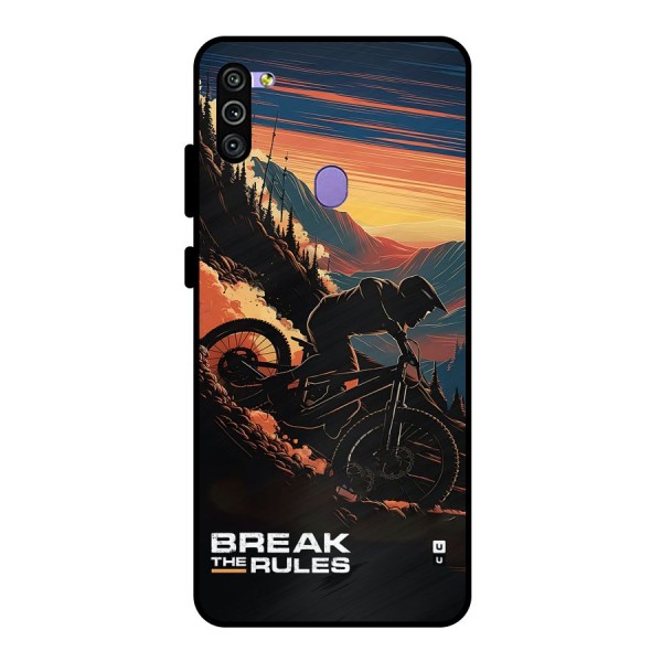 Break The Rules Metal Back Case for Galaxy M11