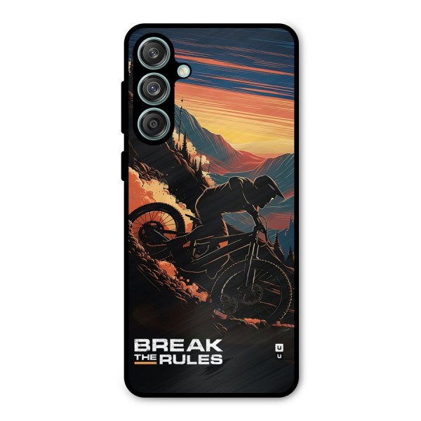 Break The Rules Metal Back Case for Galaxy M55 5G