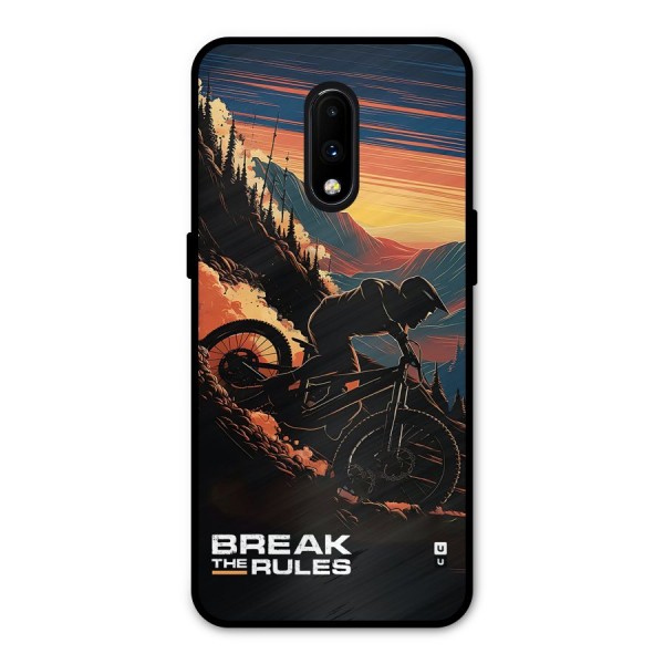 Break The Rules Metal Back Case for OnePlus 7