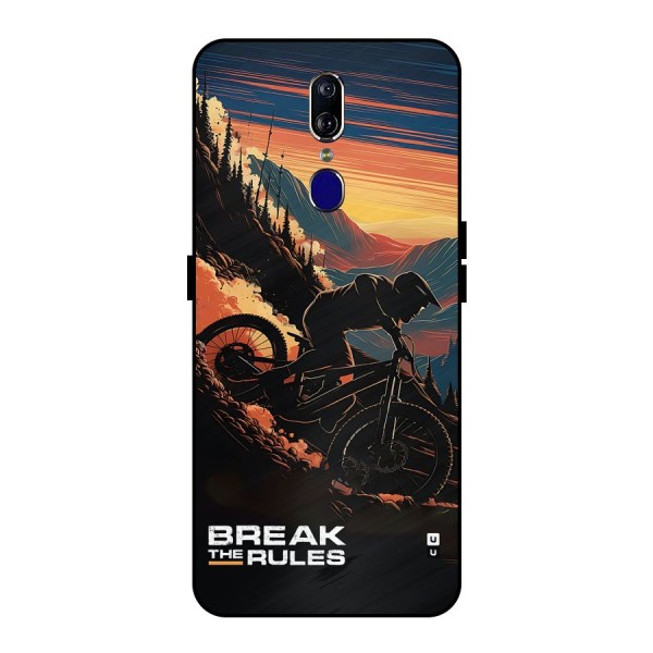 Break The Rules Metal Back Case for Oppo F11