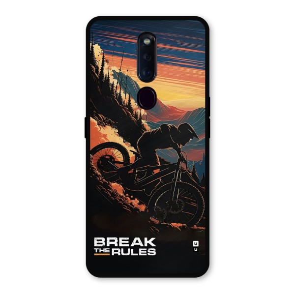 Break The Rules Metal Back Case for Oppo F11 Pro