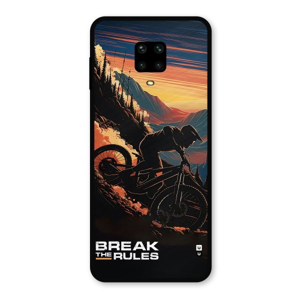 Break The Rules Metal Back Case for Poco M2