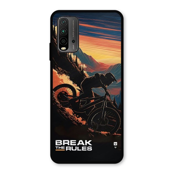 Break The Rules Metal Back Case for Redmi 9 Power