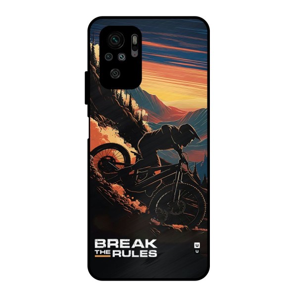 Break The Rules Metal Back Case for Redmi Note 10