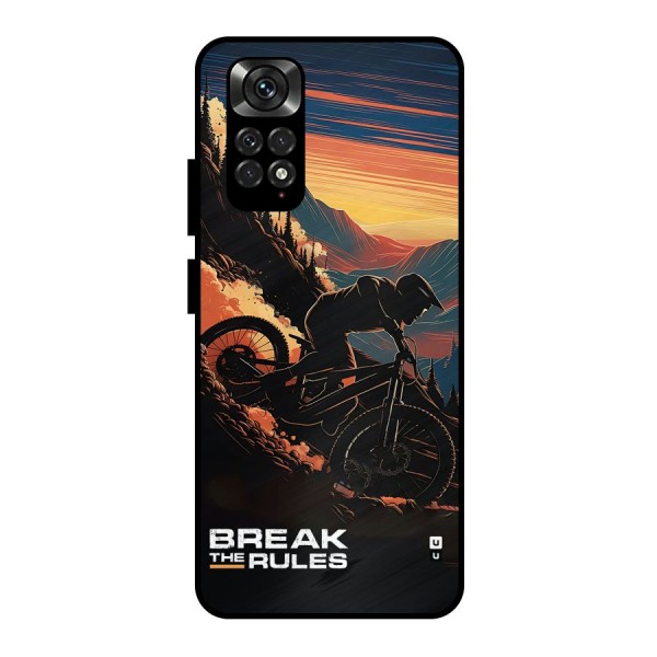 Break The Rules Metal Back Case for Redmi Note 11 Pro