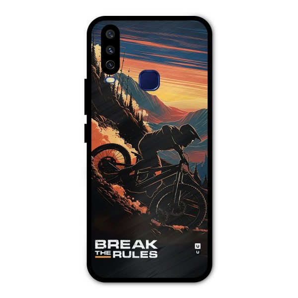 Break The Rules Metal Back Case for Vivo V17