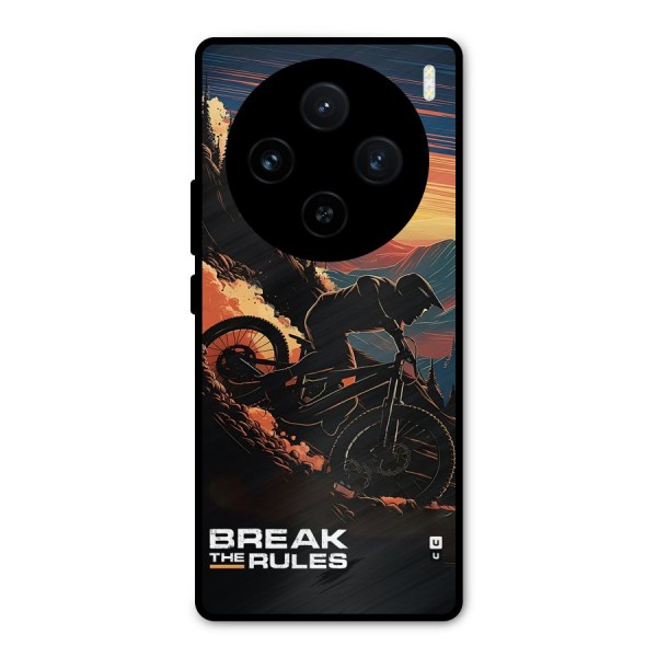 Break The Rules Metal Back Case for Vivo X100