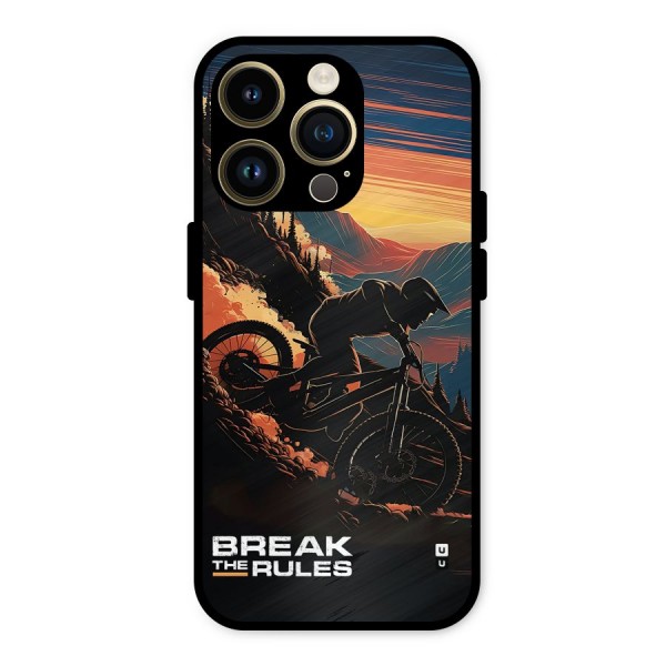 Break The Rules Metal Back Case for iPhone 14 Pro