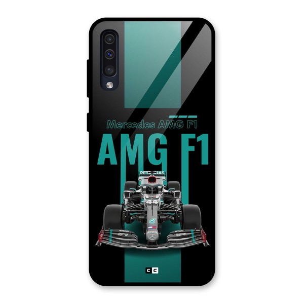 Brisk Car Glass Back Case for Galaxy A50