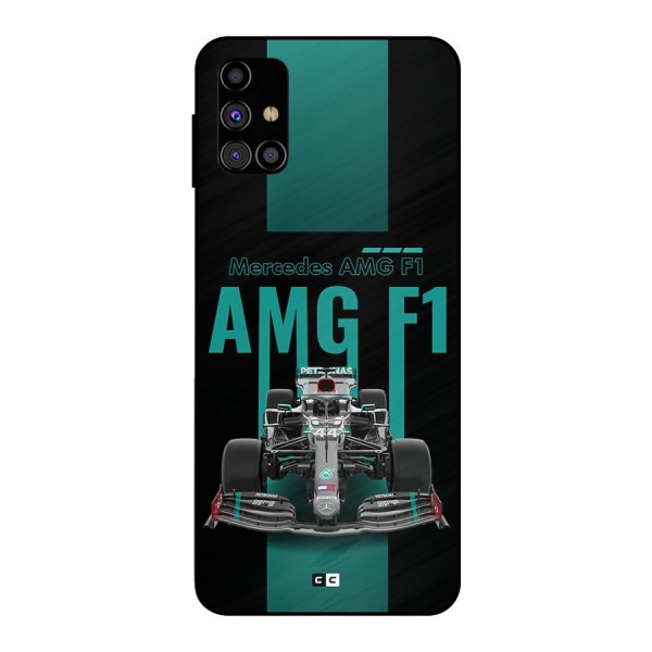 Brisk Car Metal Back Case for Galaxy M31s