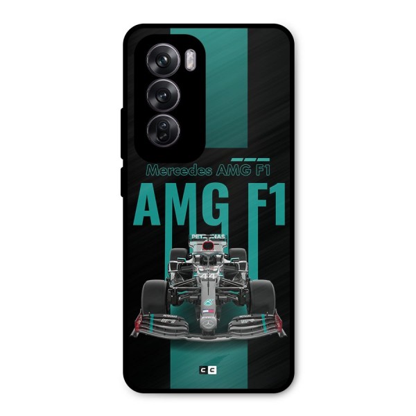 Brisk Car Metal Back Case for Oppo Reno12 Pro