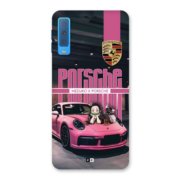 Bubble Race Car Back Case for Galaxy A7 (2018)