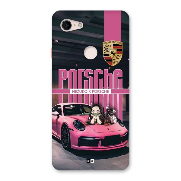 Bubble Race Car Back Case for Google Pixel 3 XL