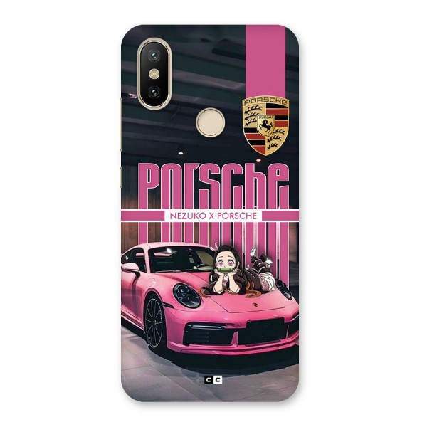 Bubble Race Car Back Case for Mi A2