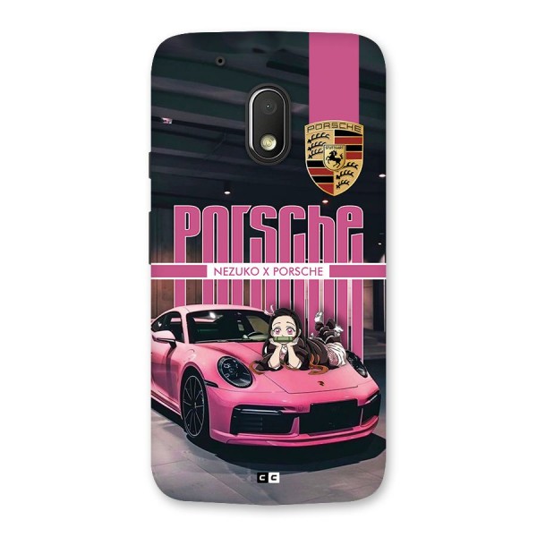 Bubble Race Car Back Case for Moto G4 Play