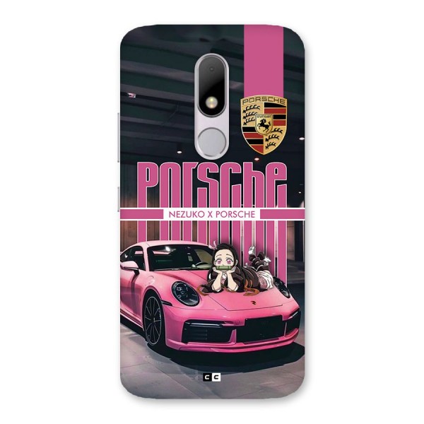 Bubble Race Car Back Case for Moto M