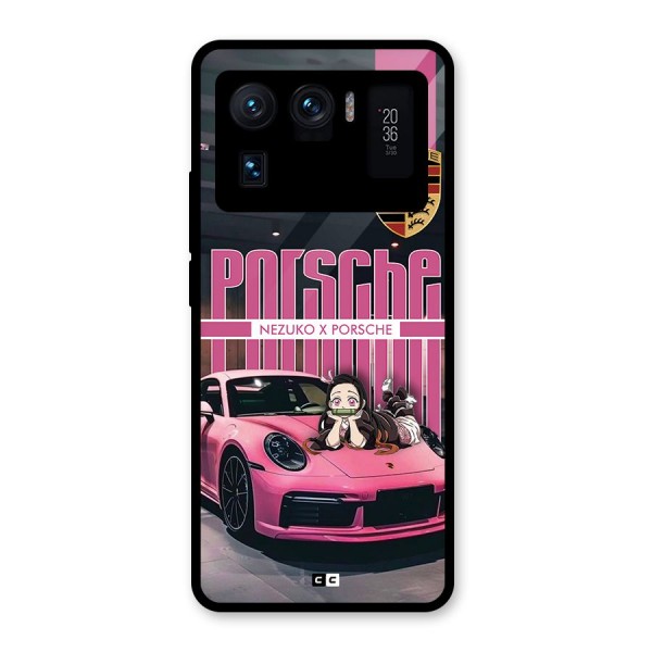 Bubble Race Car Glass Back Case for Mi 11 Ultra