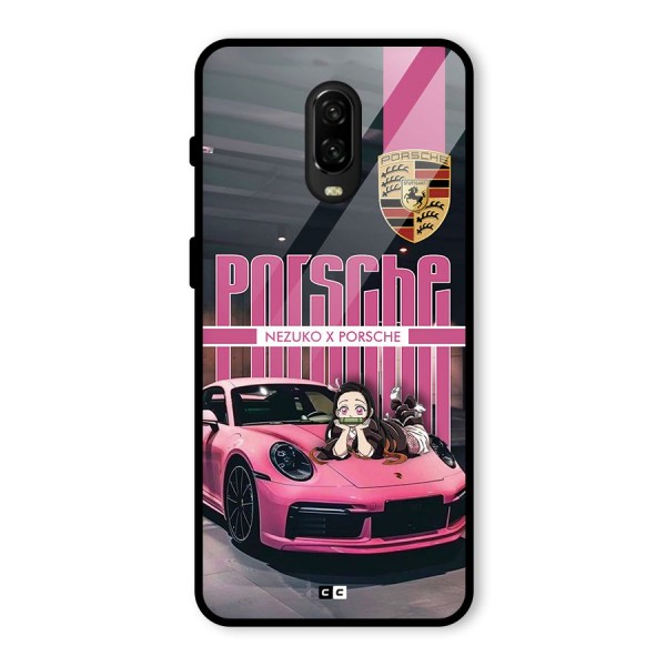 Bubble Race Car Glass Back Case for OnePlus 6T