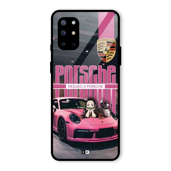 Bubble Race Car Glass Back Case for OnePlus 8T