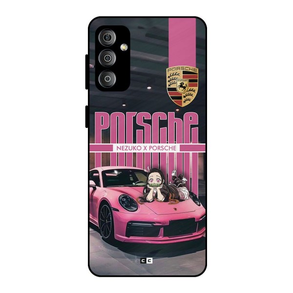 Bubble Race Car Metal Back Case for Galaxy F23