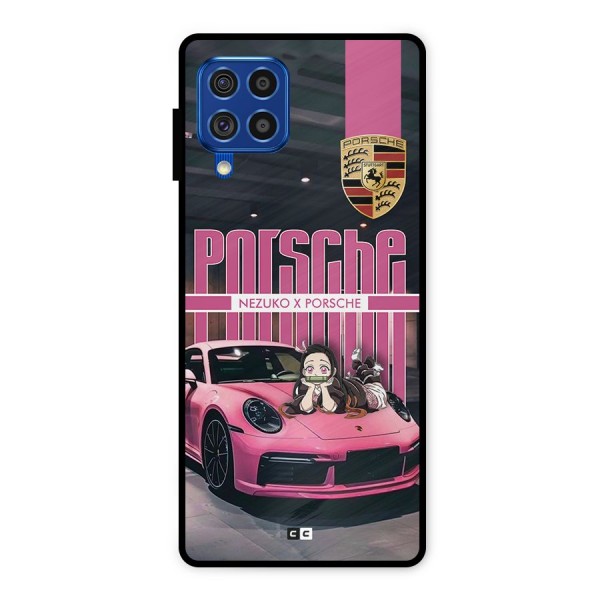 Bubble Race Car Metal Back Case for Galaxy F62