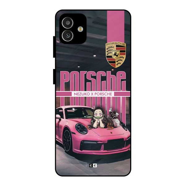 Bubble Race Car Metal Back Case for Galaxy M13 5G