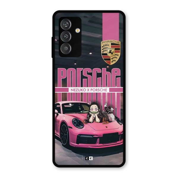 Bubble Race Car Metal Back Case for Galaxy M14 5G