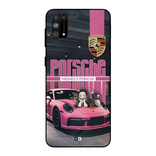 Bubble Race Car Metal Back Case for Galaxy M31